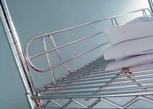 Scaffalature per la casa cromate