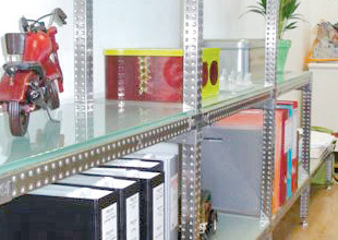 Scaffali per ufficio zincati e inox